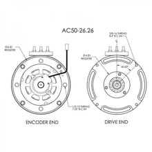 Load image into Gallery viewer, HPEVS AC-50 Brushless AC Motor Kit - 96V with Curtis 1238-7971 Controller - Motor &amp; Controllers - CanEV Industrial Electric Vehicles and Consumers Parts
