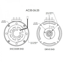 Load image into Gallery viewer, HPEVS AC-34 Brushless AC Motor Kit - 96V-108V with Curtis 1238SE-7971 Controller - Motor &amp; Controllers - CanEV Industrial Electric Vehicles and Consumers Parts
