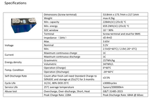 Load image into Gallery viewer, LFP 228Ah Battery - Batteries - CanEV Industrial Electric Vehicles and Consumers Parts

